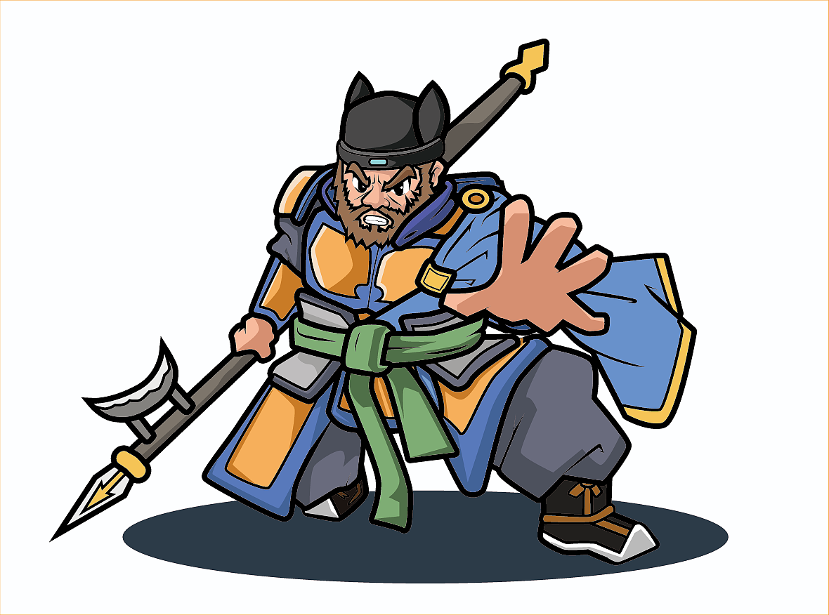 矢量插画-三国系列-练习图