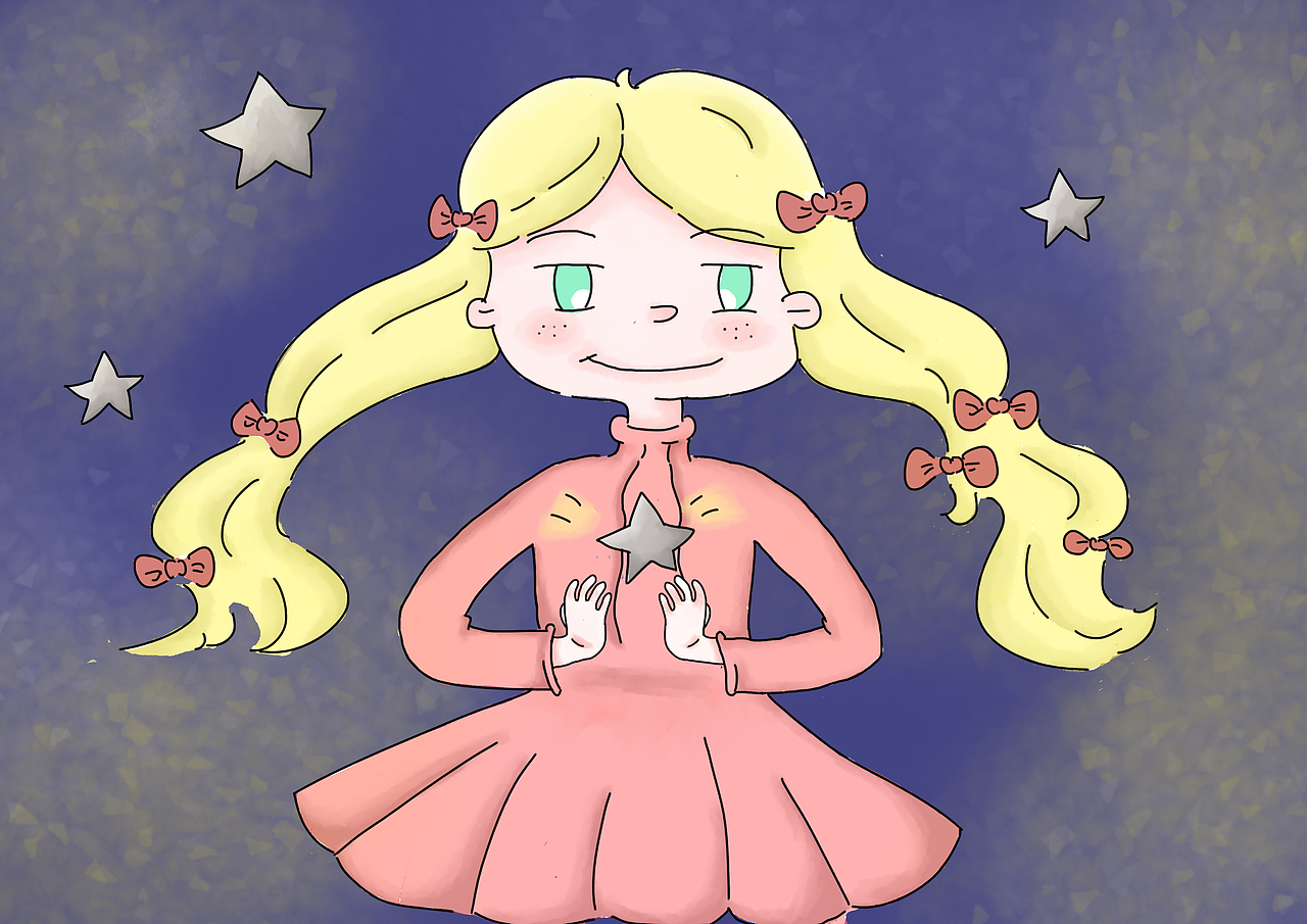 手有一颗星（图ZMTA3Nzk4OTk2） - 儿童插画 - 站酷设计师星见舰长原创素材 - 站酷ZCOOL