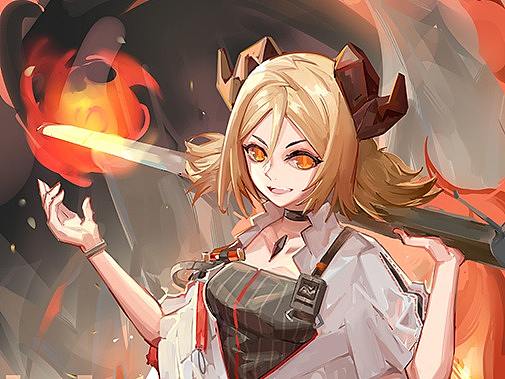 明日方舟-伊芙利特（个人主页-ZMzgxNjI2MDQ=） - 创作习作 - 站酷设计师9B要努力原创素材 - 站酷ZCOOL