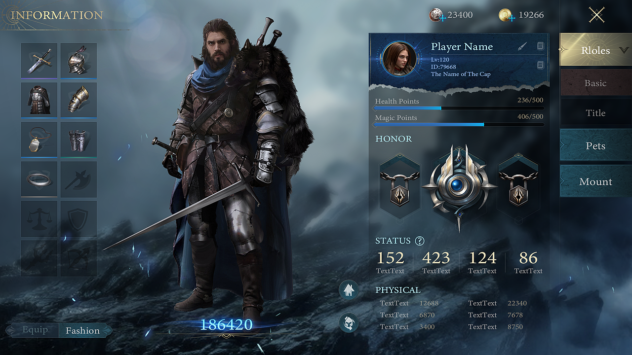 中世纪-UI风格（图ZMjU2MjI4MjM2） - 游戏UI - 站酷设计师进化虫原创素材 - 站酷ZCOOL