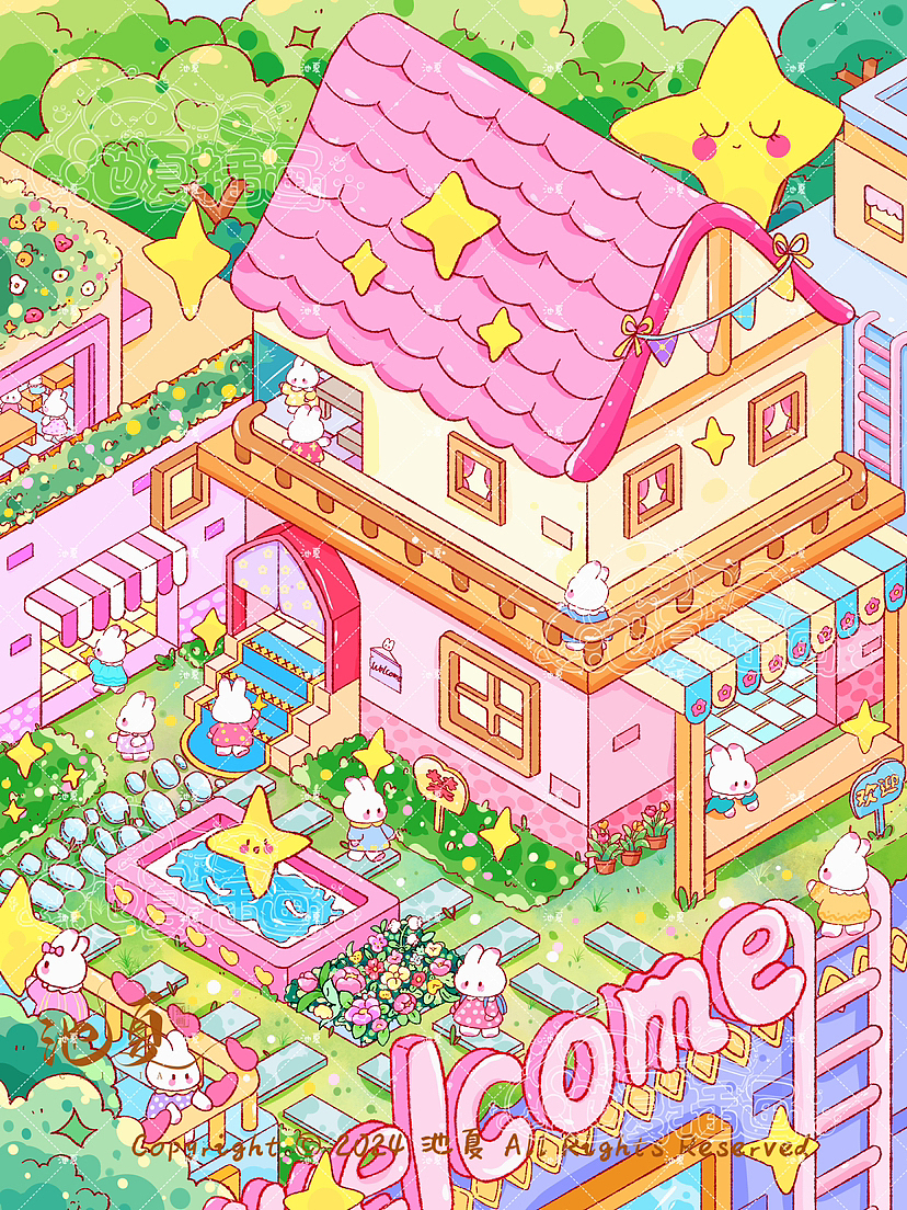 治愈系插画合集