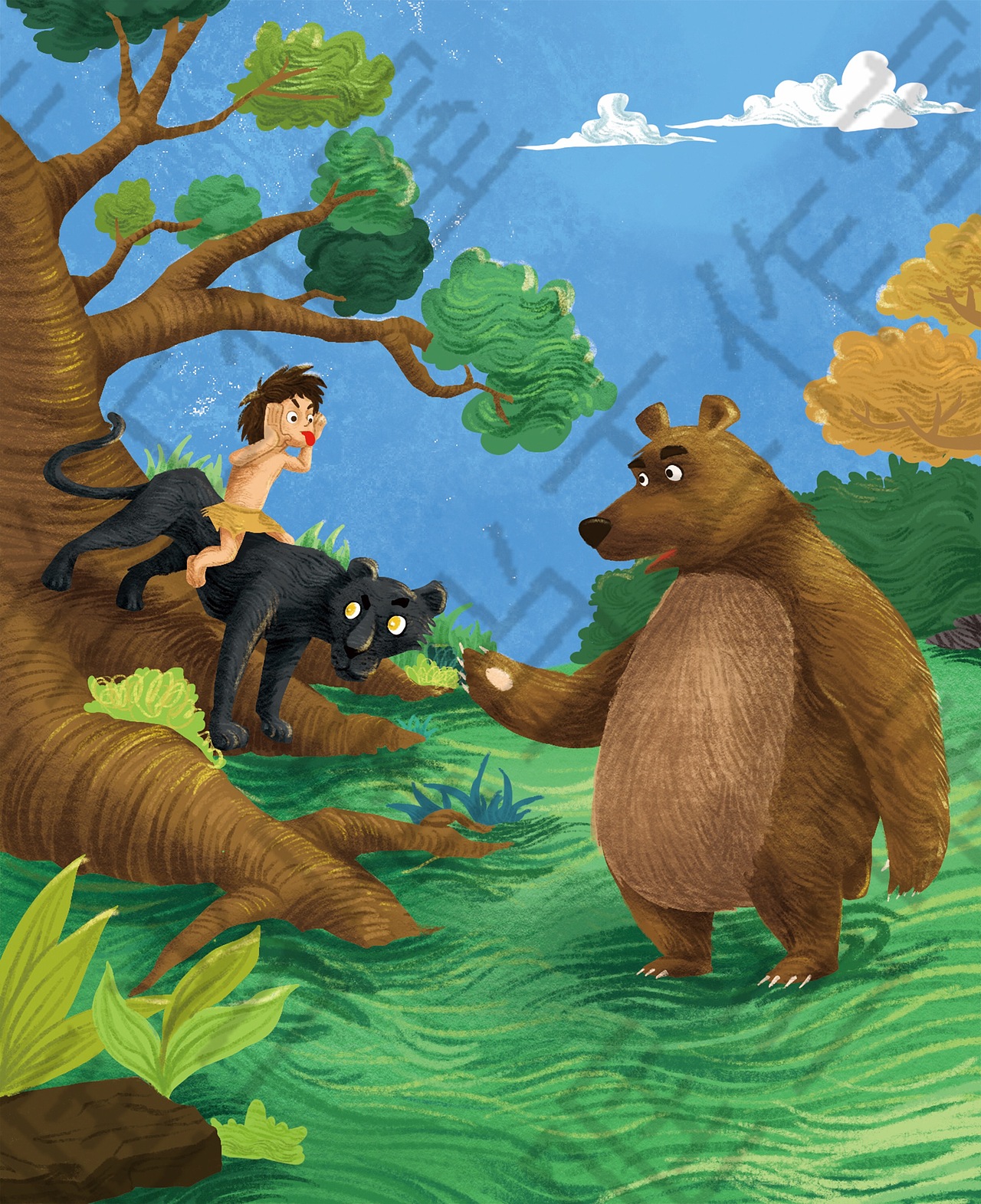 《丛林故事》儿童绘本