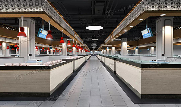 嘉兴农贸市场设计丨改造设计丨效果图设计丨室内设计— 杭州一鸿市场研究中心