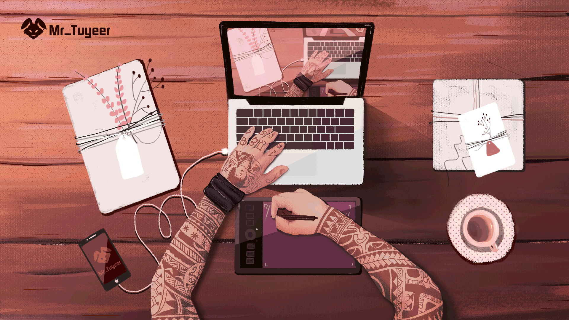 麒麟工作台（图ZMTcxMzE1ODAw） - 新锐潮流插画 - 站酷设计师Mr_Tuyeer原创素材 - 站酷ZCOOL