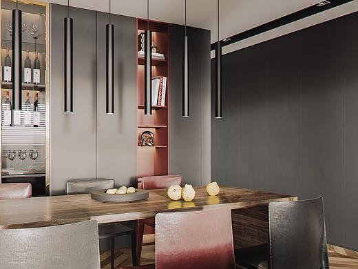 日常搬砖系列-VR现代客餐厅