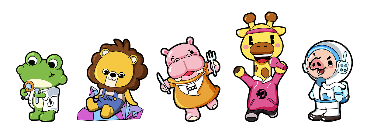 卡通动物ip形象