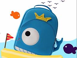 兒童  詳情頁(yè) 小魚(yú) 書(shū)包 