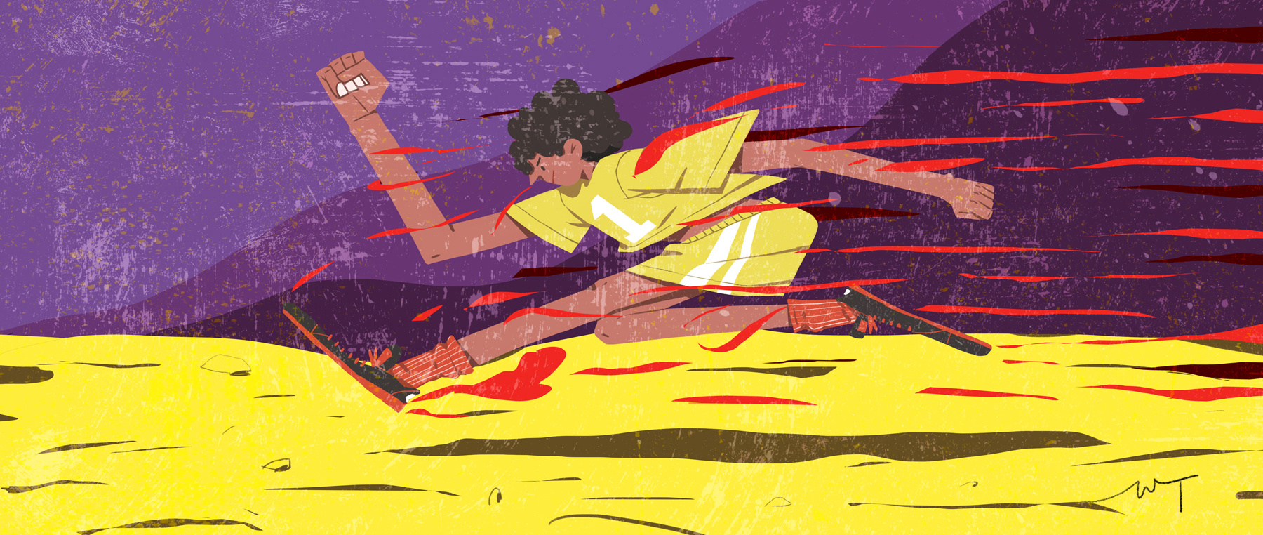 奔跑|插画|创作习作|坚果不先生 - 原创作品 - 站酷 (zcool)