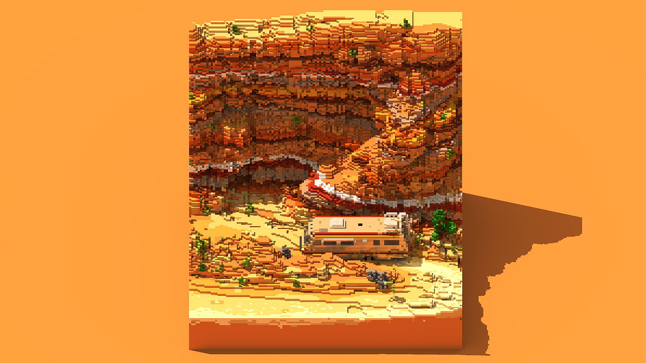 magicavoxel 绝命毒师第一季第一集（图ZOTI3NDk3MTY=） - 动画/影视 - 站酷设计师GuomuGuomu原创素材 - 站酷ZCOOL