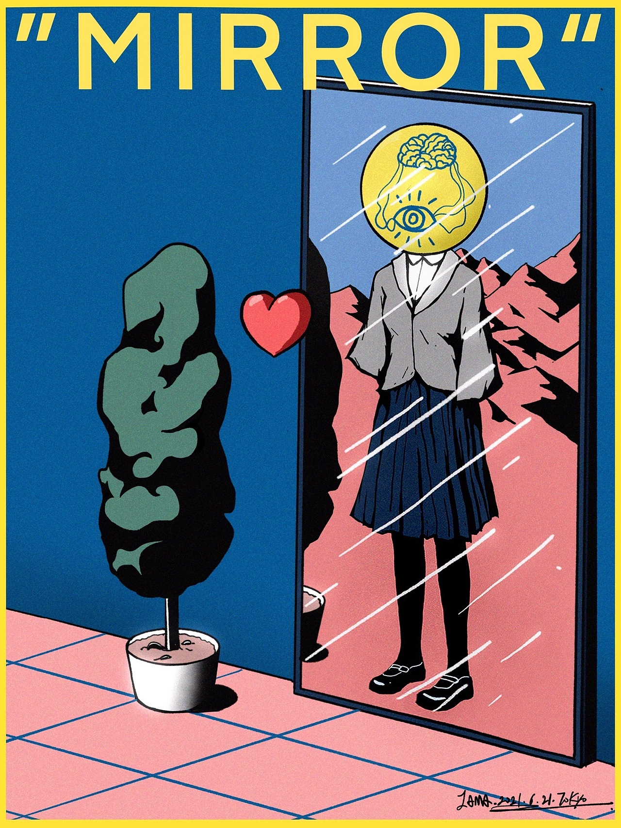 《陆离》自由插画创作