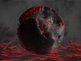 C4D作品創(chuàng)意體積球體