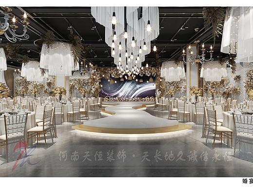 鸿禧堂婚宴酒店设计案例