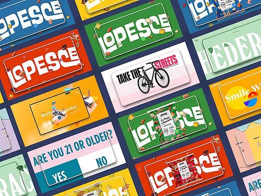 视觉配色版式习作精选#04