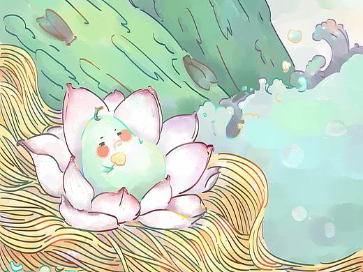 夏至（个人主页-ZMjg1MTM2NTY=） - 创作习作 - 站酷设计师尤加利绿原创素材 - 站酷ZCOOL