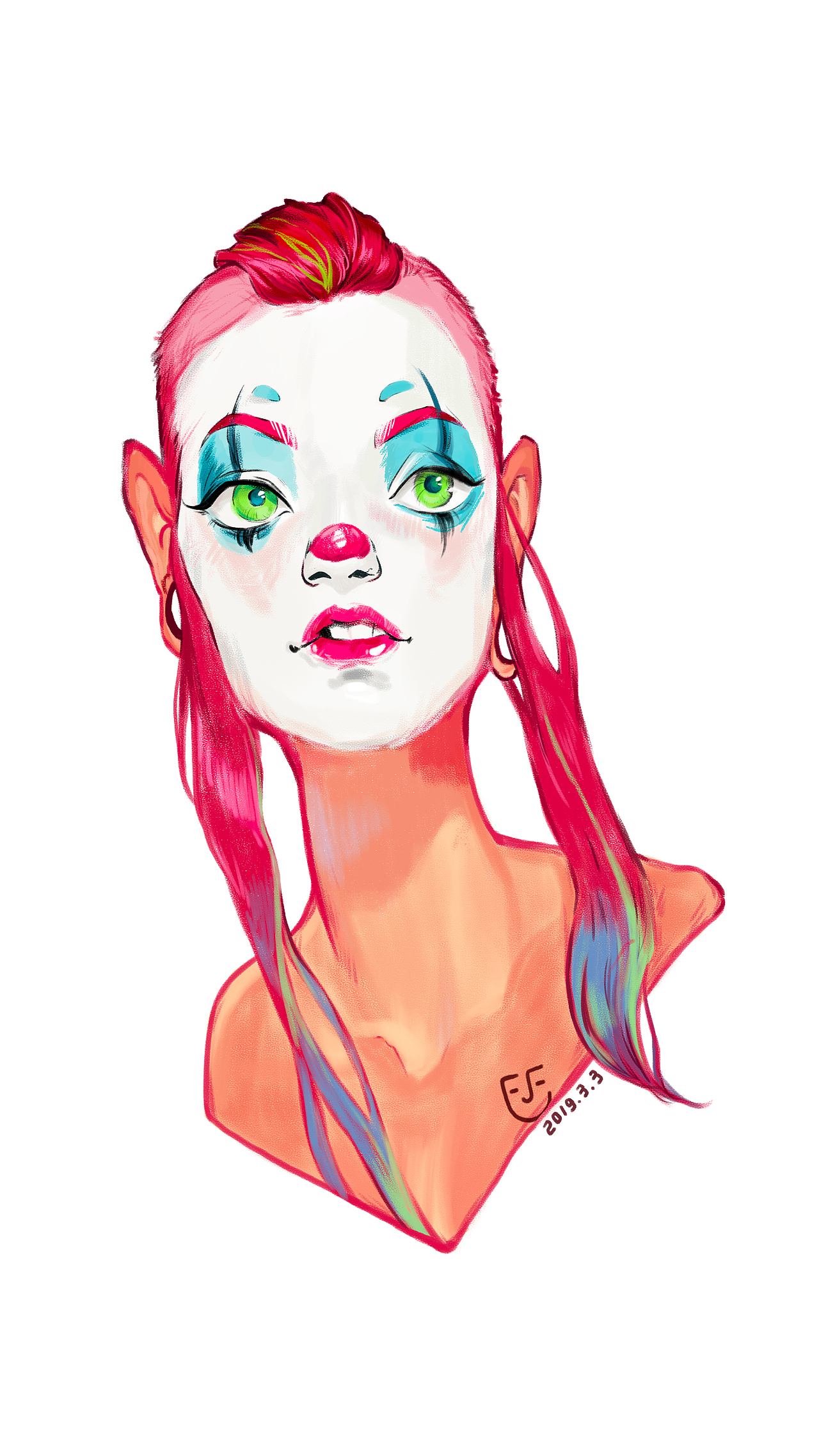 小丑（圖ZMTU2MjgwMjMy） - 創(chuàng)作習(xí)作 - 站酷設(shè)計(jì)師FFSmile原創(chuàng)素材 - 站酷ZCOOL