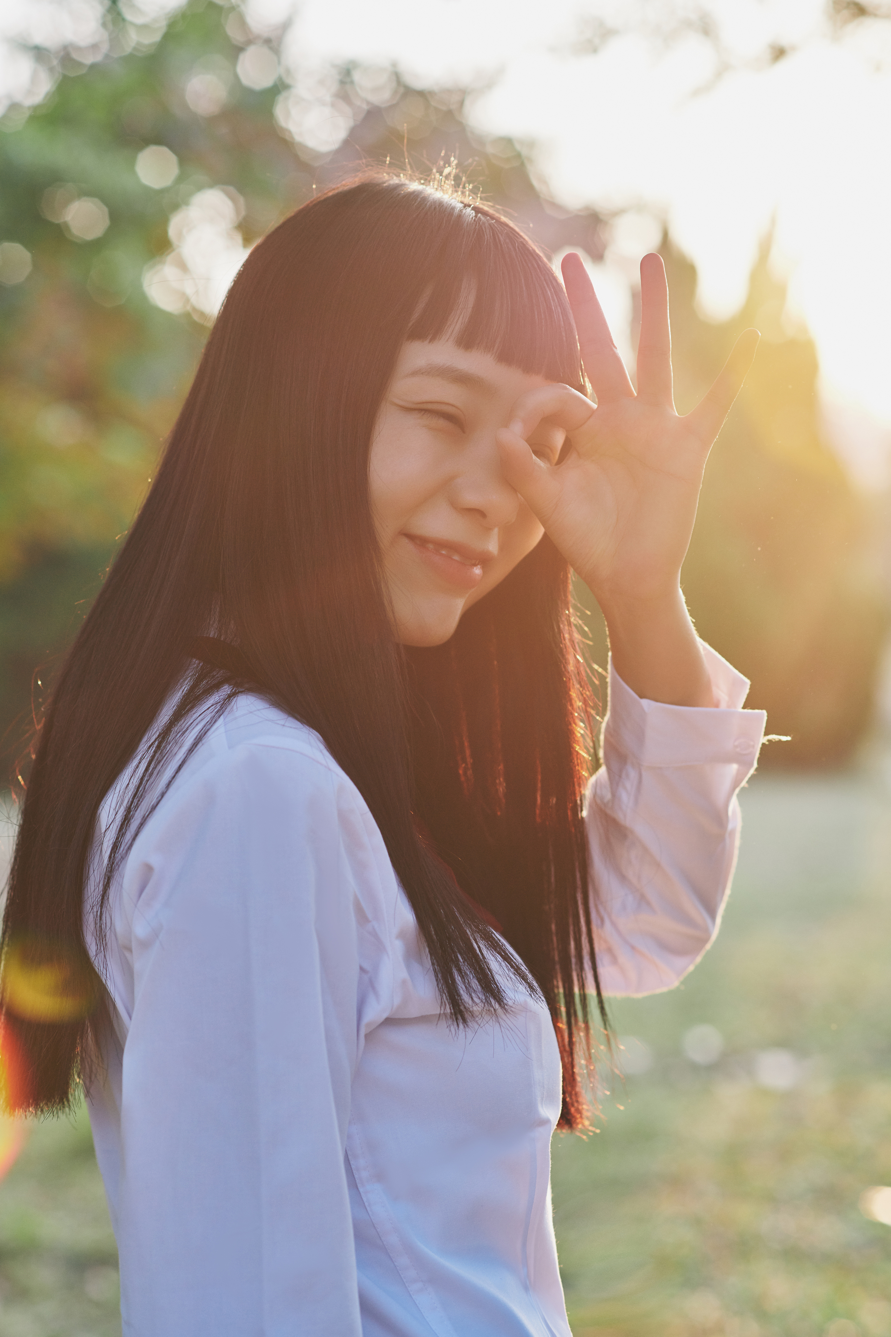 你的笑容 跟阳光一样暖