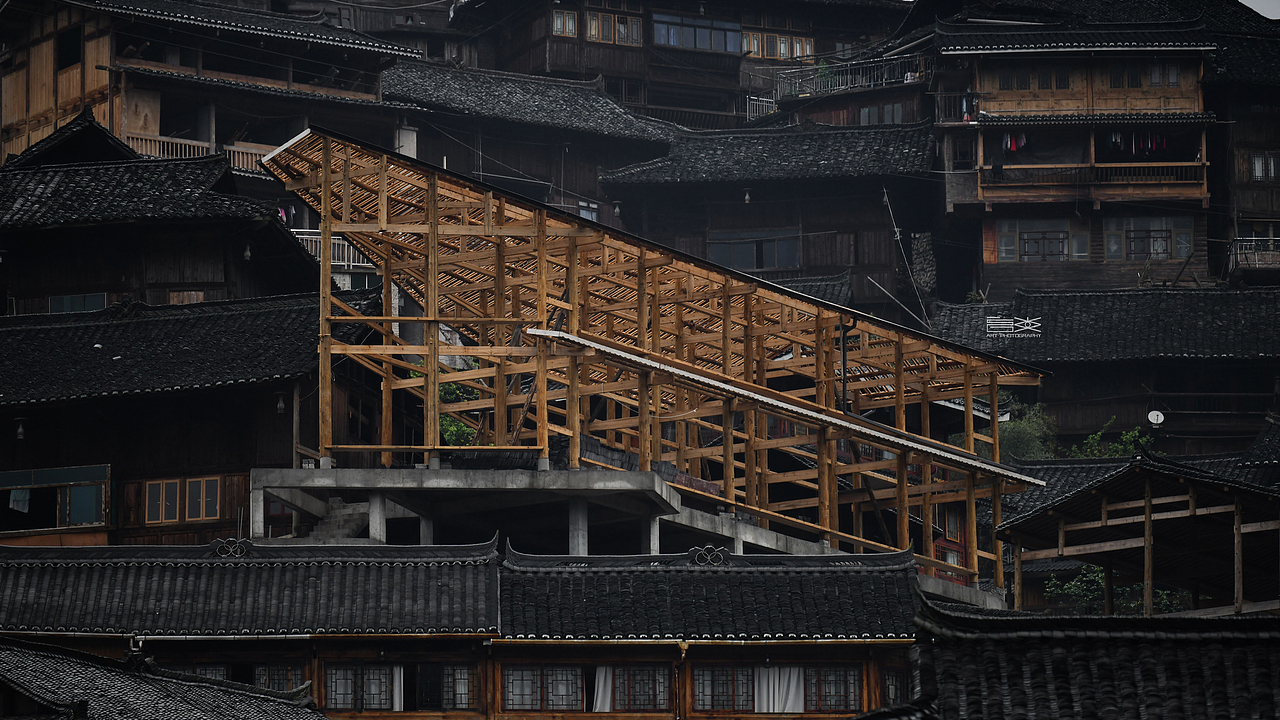 山上人家、溪边住户、芦笙阵阵、飞歌悠悠|千户苗寨