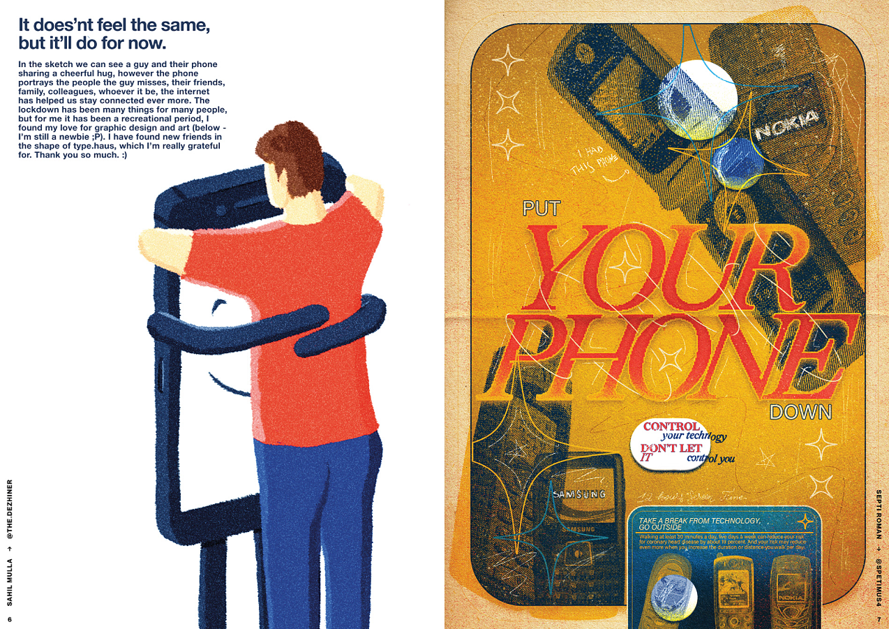 设计分享/ TYPEHAUS ZINE001：在线/离线