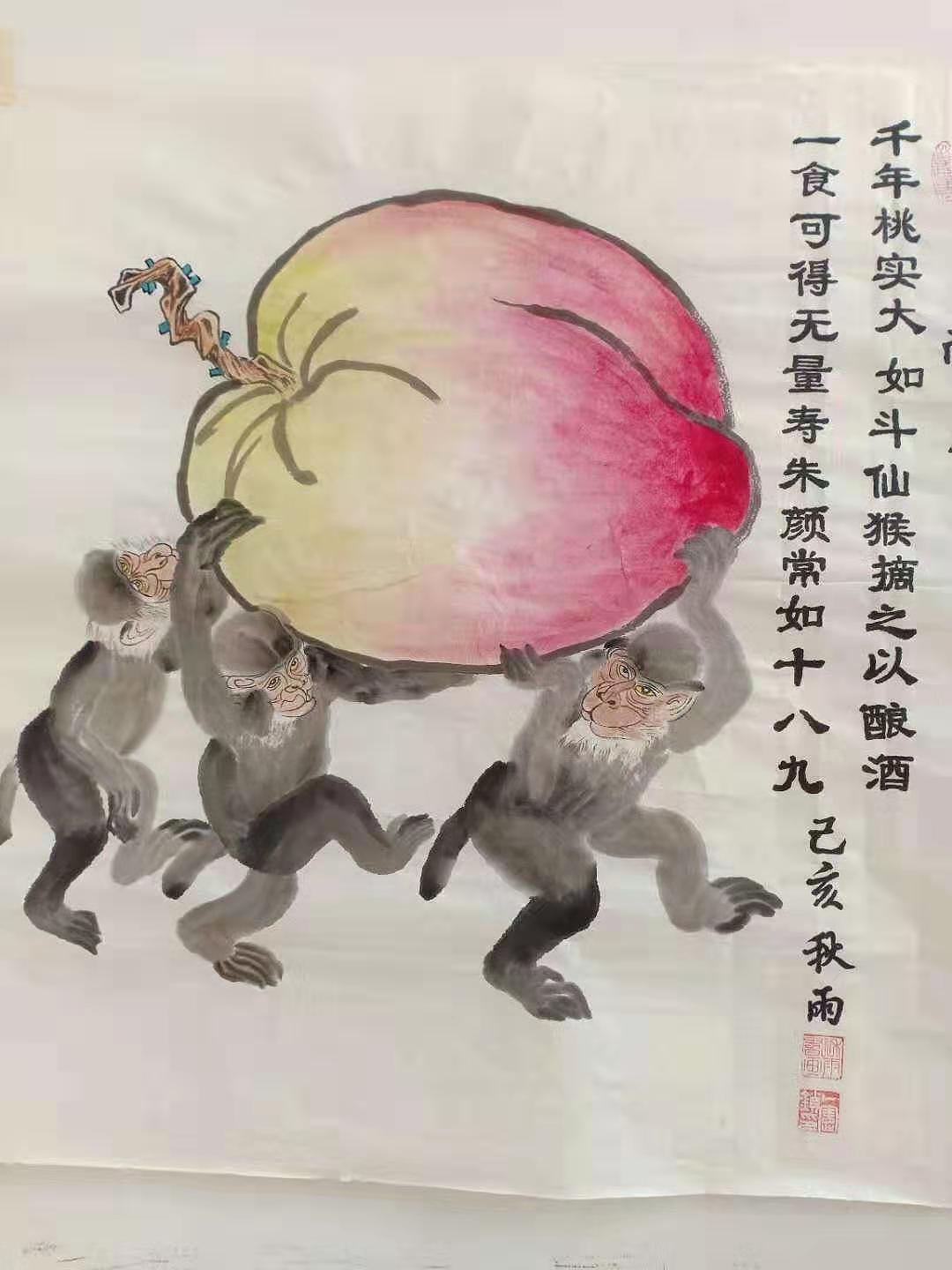 卜宪锁国画作品（一）