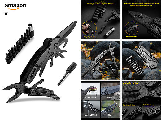 亚马逊主图设计｜多功能工具刀