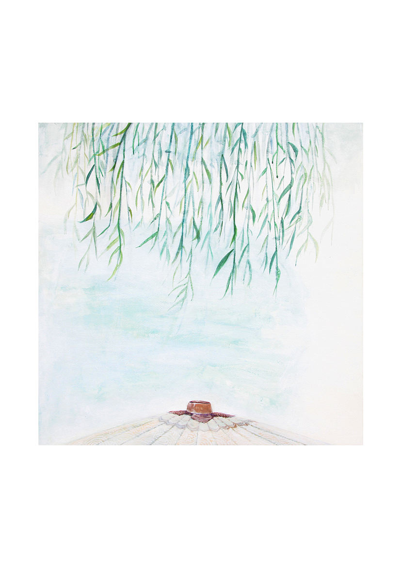 《雨巷》诗作插画（图ZOTg4NzE5MDg=） - 创作习作 - 站酷设计师青屋子原创素材 - 站酷ZCOOL