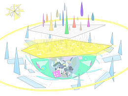 聚合图像并延展的空间结构