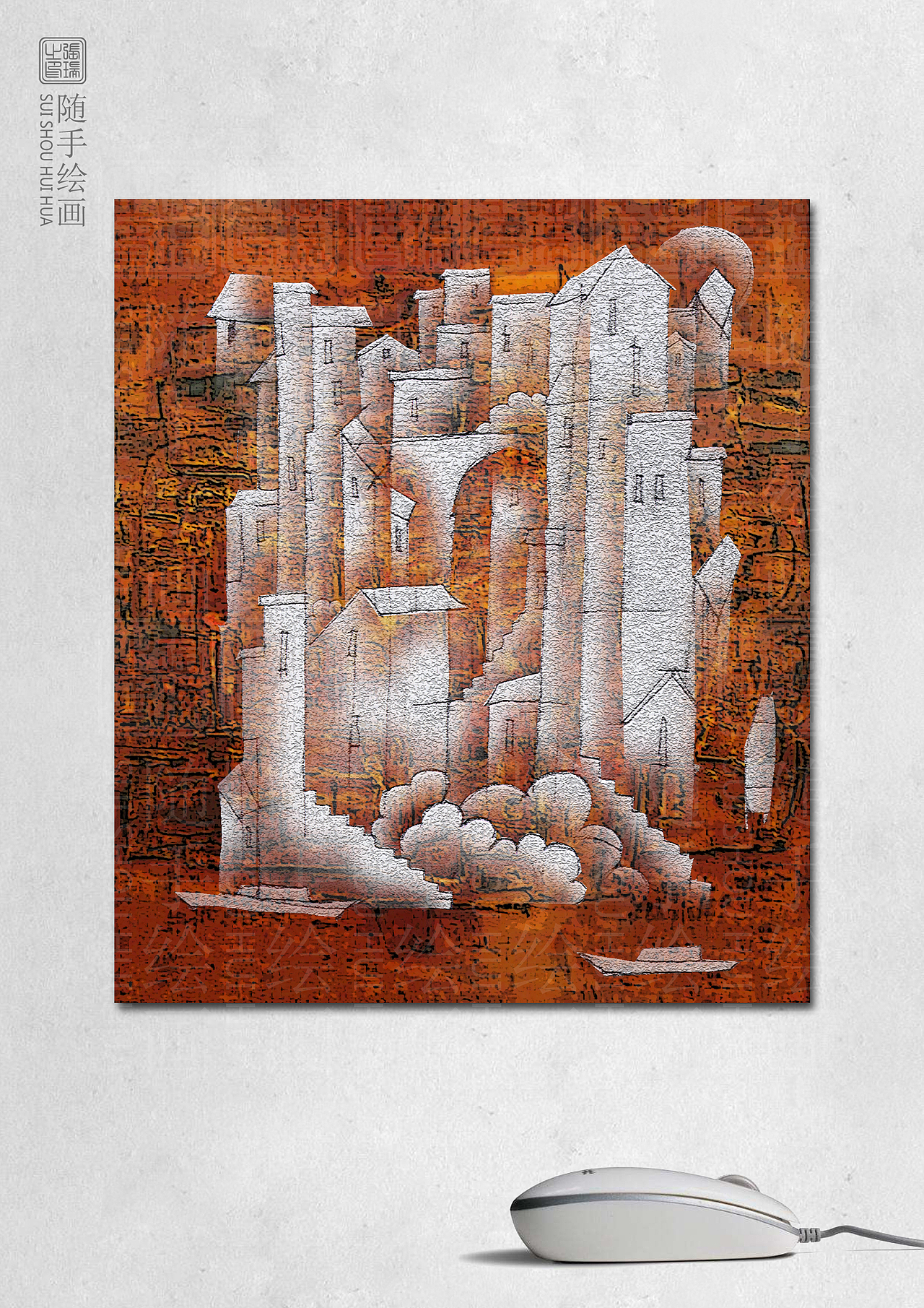 《江南水乡》漆画（图ZODc5MzQxNTI=） - 工艺品设计 - 站酷设计师瑞哥RYAN原创素材 - 站酷ZCOOL