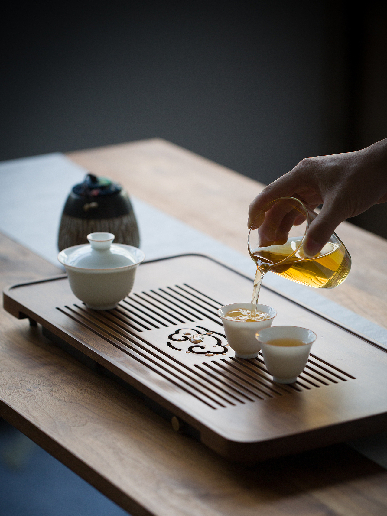 茶盘 竹制茶盘 茶道茶具