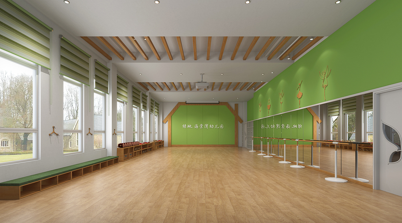 幼儿园也可以漂亮而有色彩