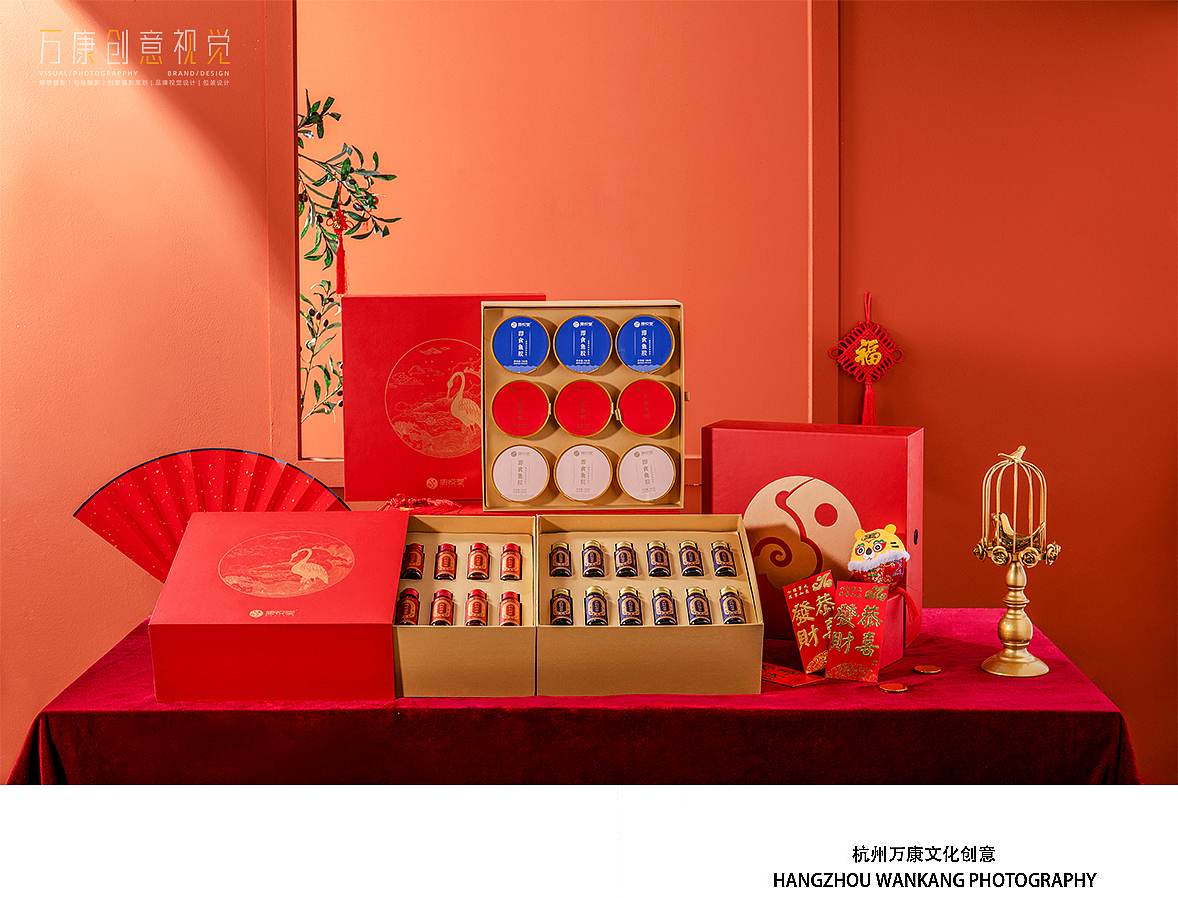康悦堂虎年滋补年货✖️万康视觉 |年货拍摄（图ZMjg2MDUzNTQ0） - 产品摄影 - 站酷设计师3个苹果原创素材 - 站酷ZCOOL