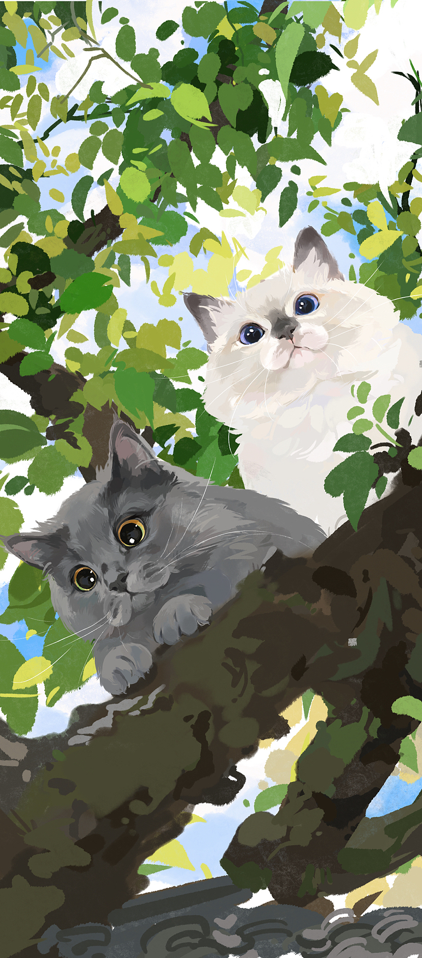 貓咪約稿合集（圖ZMzY3MDQ3NTgw） - 藝術(shù)插畫 - 站酷設計師魚干只吃小黃魚原創(chuàng)素材 - 站酷ZCOOL