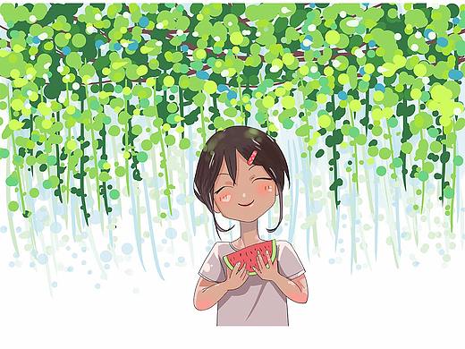 插画（个人主页-ZNDI4NzIxNzY=） - 艺术插画 - 站酷设计师微凉请夏原创素材 - 站酷ZCOOL