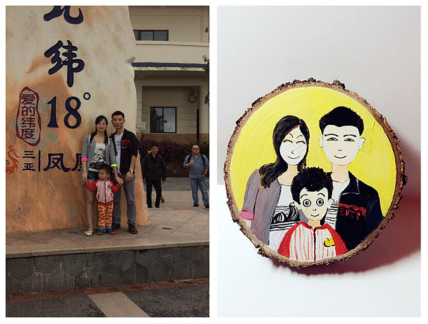 15年的开始—木头画（图ZMjQ4MjMzNjQ=） - 工艺品设计 - 站酷设计师张沫沫1992原创素材 - 站酷ZCOOL