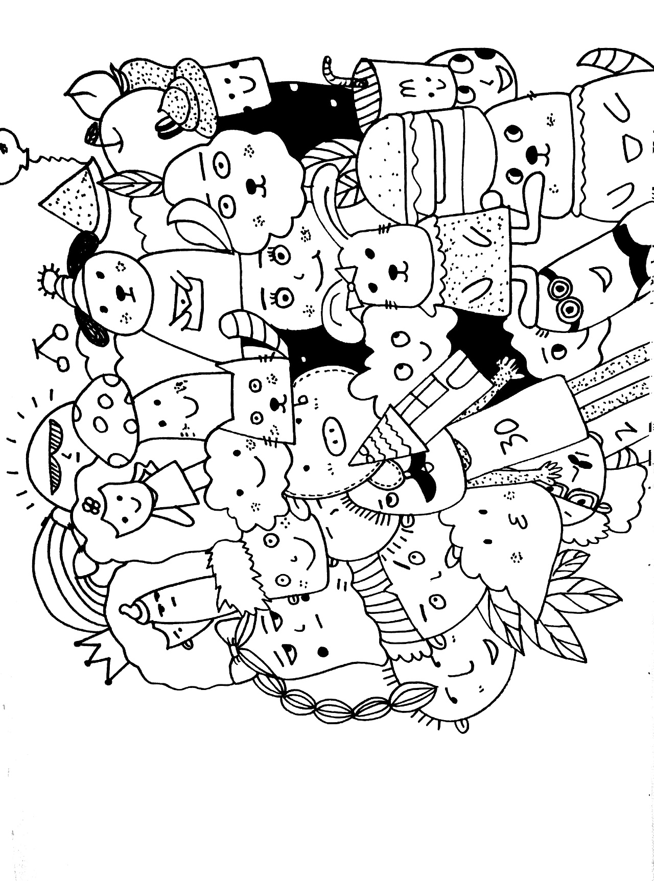 黑白画