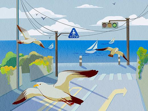 飞呀（个人主页-ZNTIzOTkxNzI=） - 艺术插画 - 站酷设计师下巴柯子原创素材 - 站酷ZCOOL