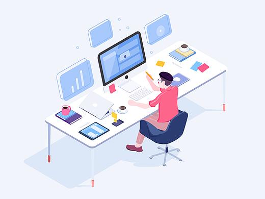 臨摹 | 2.5D插畫練習（個人主頁-ZMzM1Nzc0NTY=） - 創(chuàng)作習作 - 站酷設計師阿溟原創(chuàng)素材 - 站酷ZCOOL