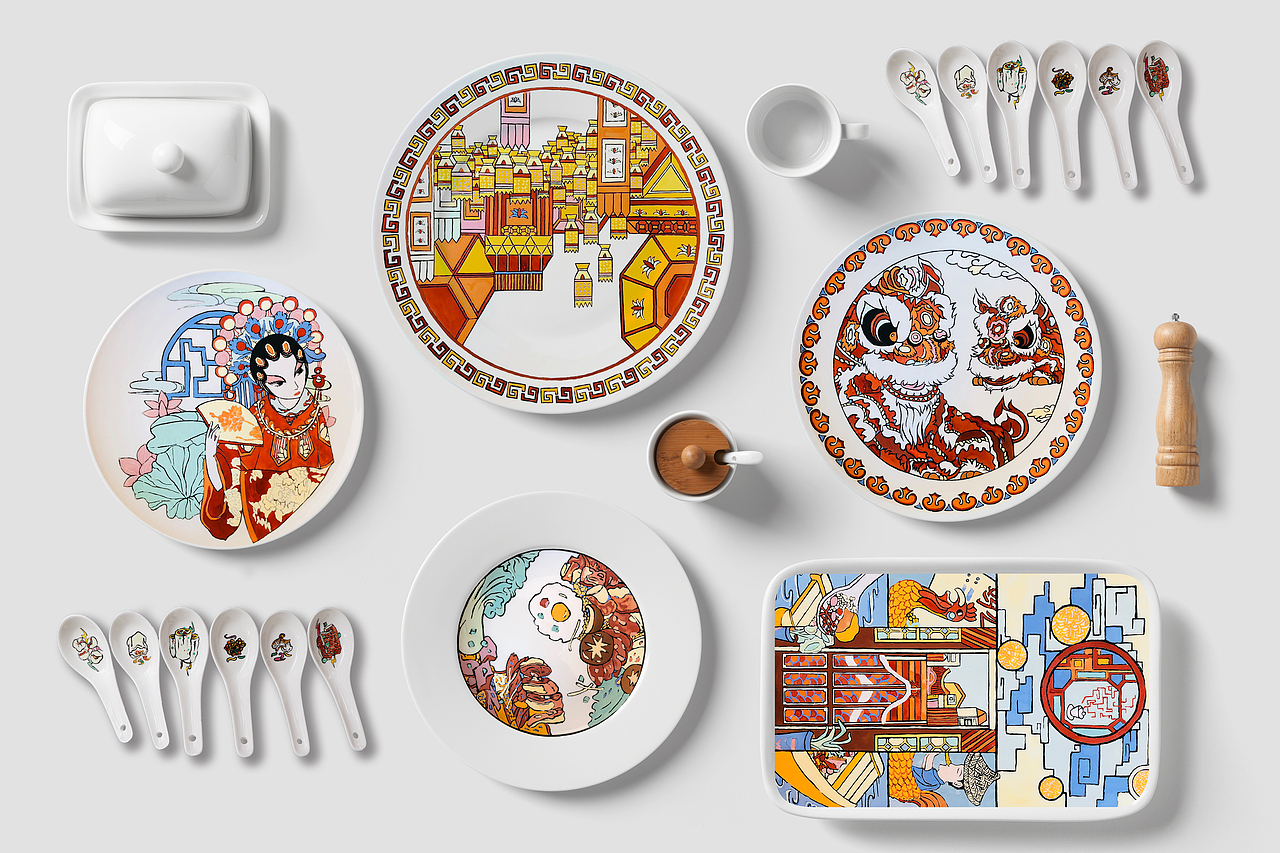 广彩与纪念品（图ZMTkyNzI4MDA4） - 工艺品设计 - 站酷设计师亜連沃克原创素材 - 站酷ZCOOL