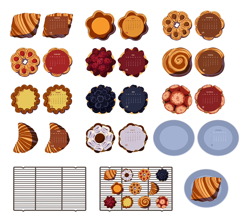 2023甜品日历