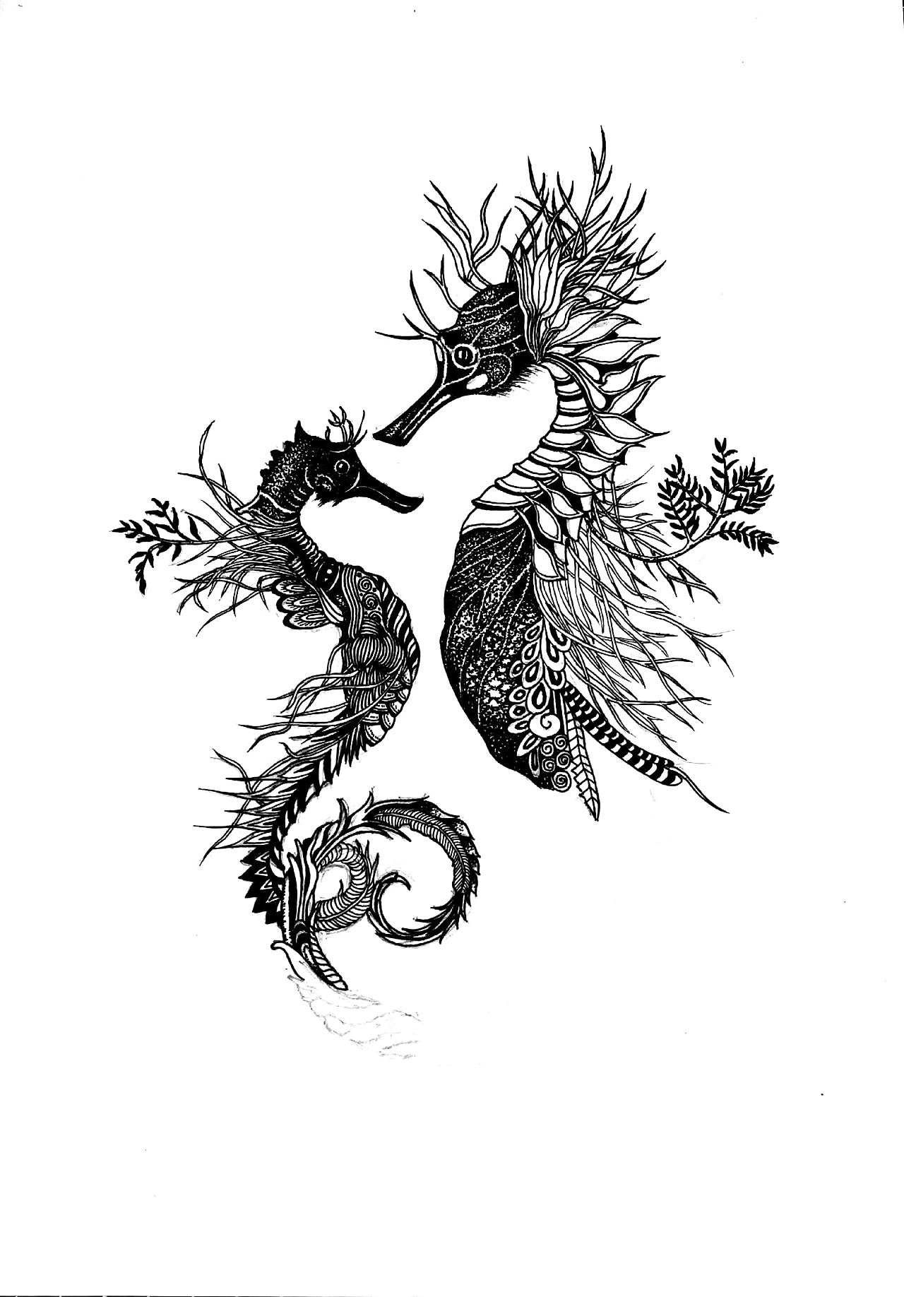 20190828 海马|纯艺术|绘画|穿山狂图 - 临摹作品 - 站酷 (zcool)