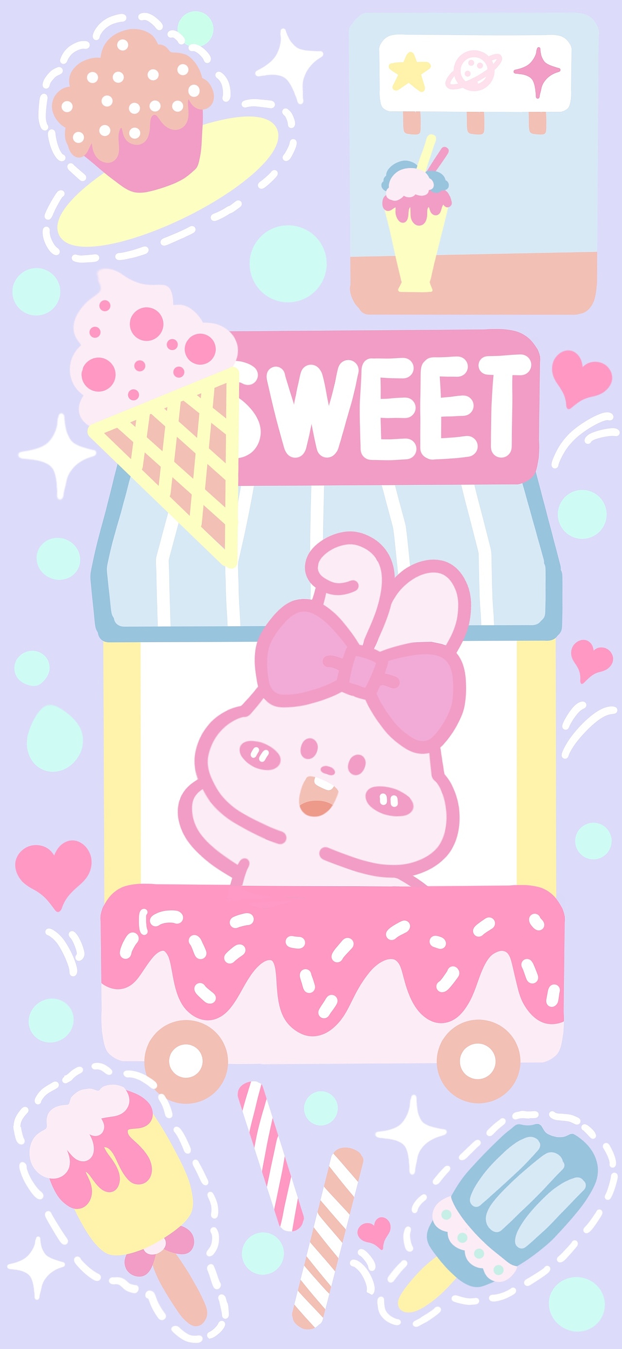 Sunny Bunny手机壁纸（图ZMzEzNDIxNjk2） - 商业插画 - 站酷设计师Z91963537原创素材 - 站酷ZCOOL