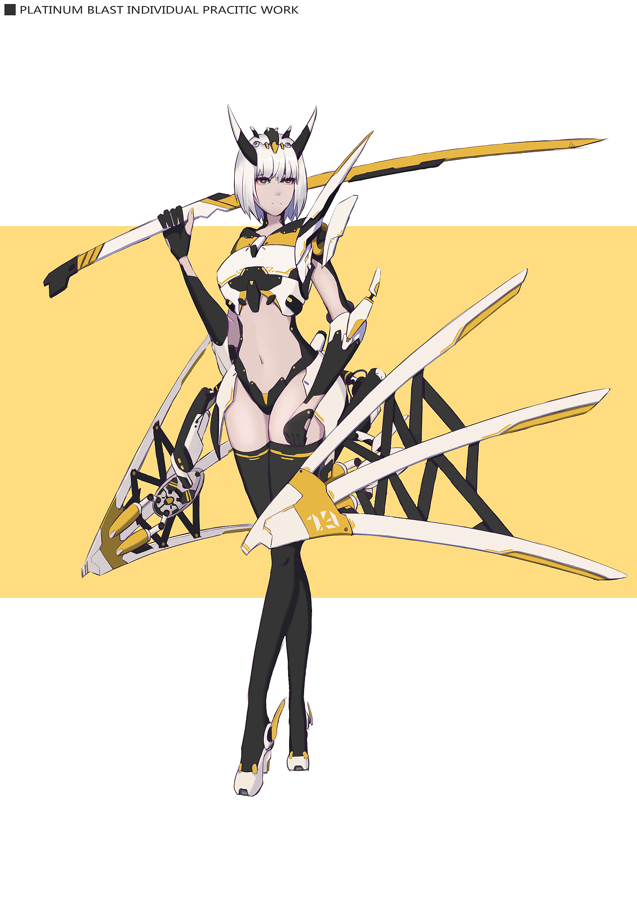 寒假练习——5只龙形机娘的设计（图ZMTk0NzM0Mjcy） - 概念设定 - 站酷设计师白金疾风原创素材 - 站酷ZCOOL