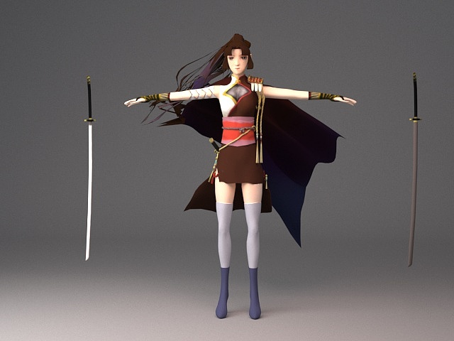 双刀女武士