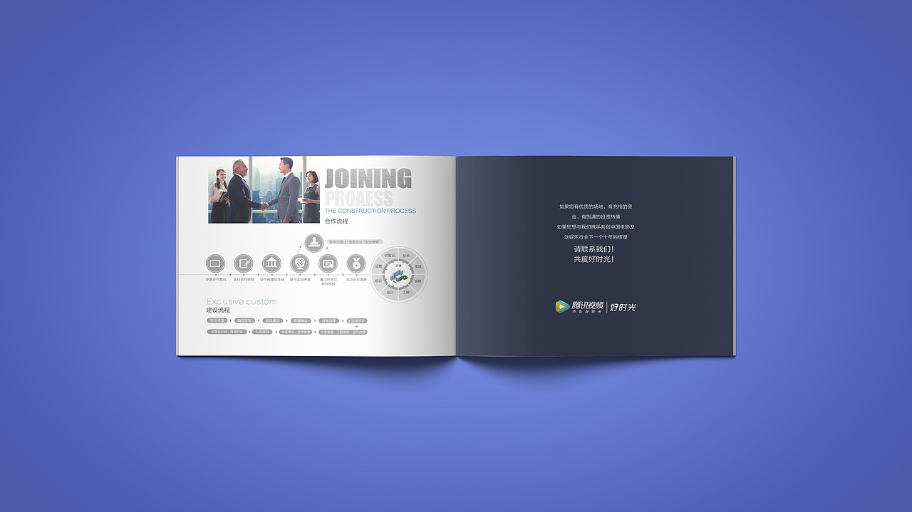 画册设计——《影乐迪-腾讯视频好时光泛娱乐生活馆》