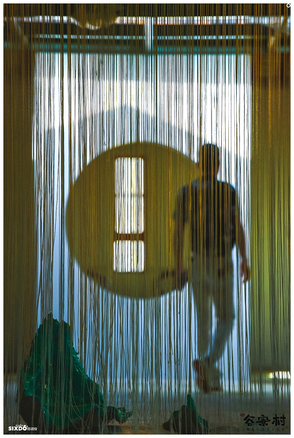 序厅《破浪》艺术装置