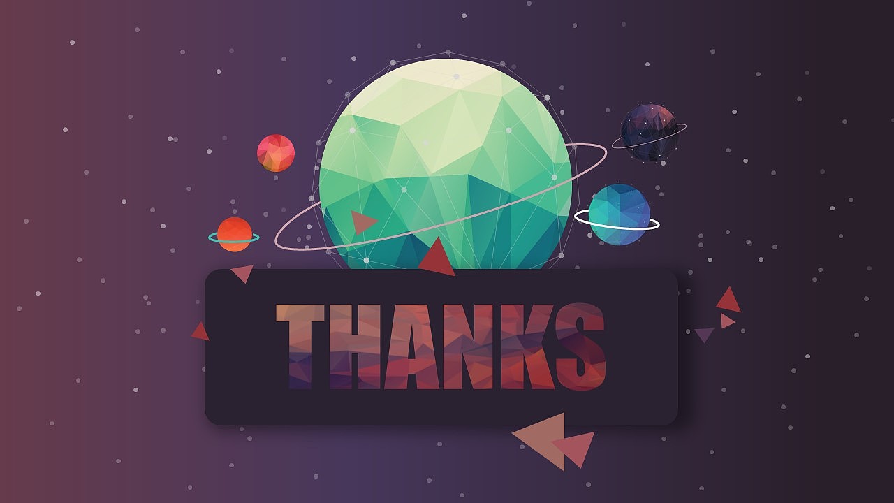 【珞珈】2015立体风格科幻星空主题ppt模版——《星空》