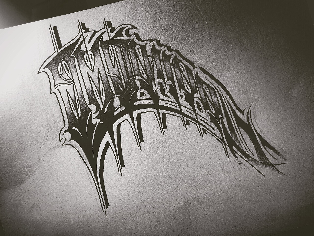 花体字练习3z愤怒