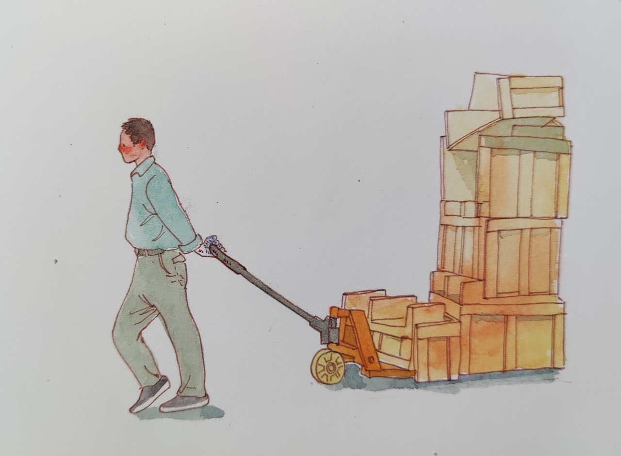 忙忙碌碌工厂|插画|创作习作|云过千山 - 原创作品 - 站酷 (zcool)