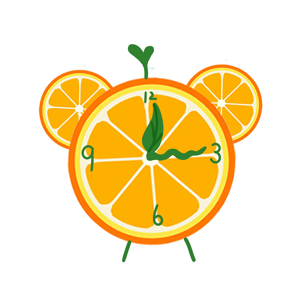 插画|橙子水果创意联想插画|插画|商业插画|兔兔爱次饭 - 原创作品