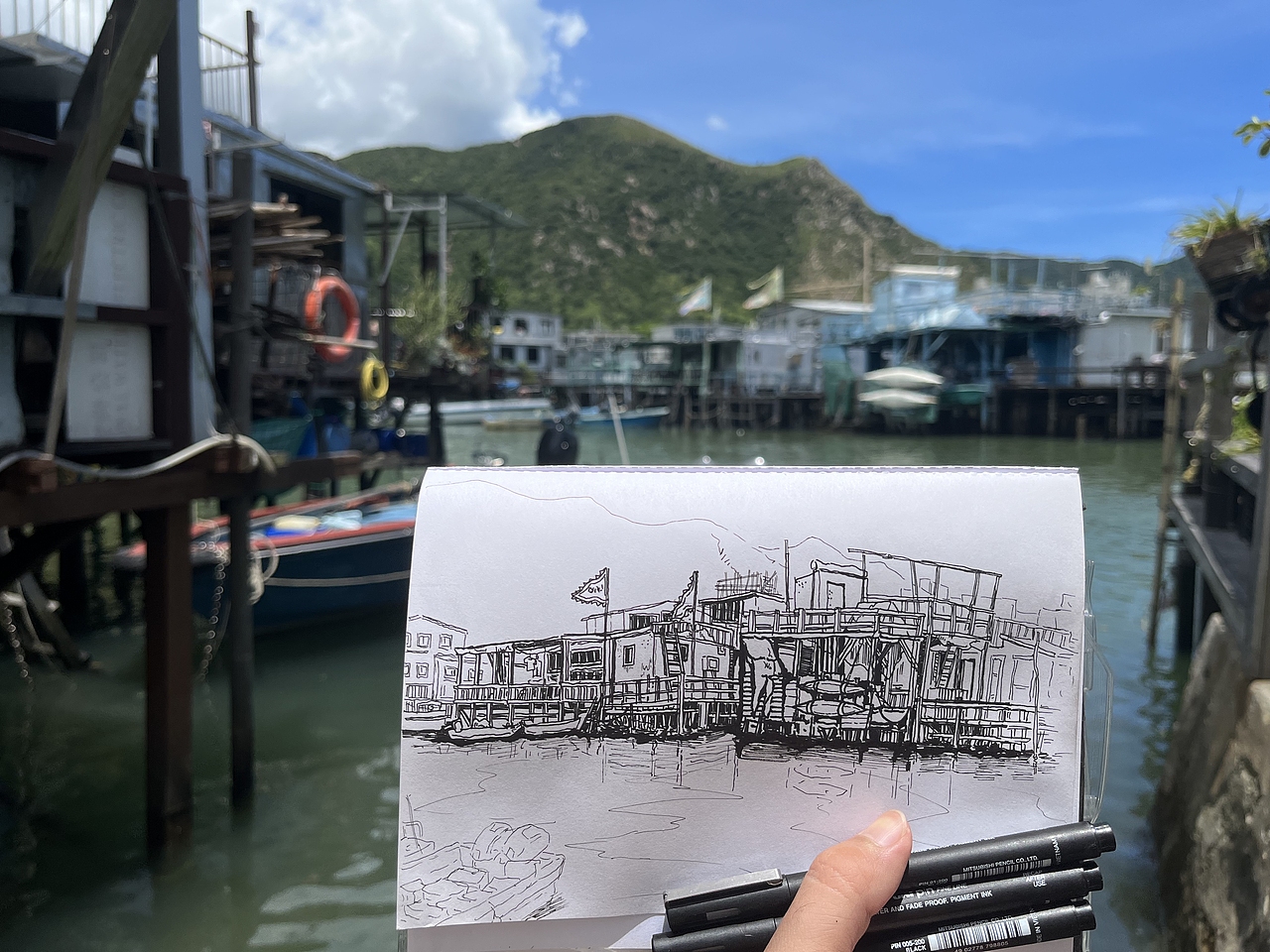 2022-2023香港&澳门速写行（图ZMzQ5NTk1MTgw） - 绘画 - 站酷设计师HSChen原创素材 - 站酷ZCOOL