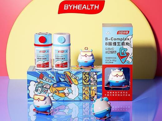 汤臣倍健产品焕新设计——“潮”有营养B族维生素（个人主页-ZNTY3NzUyOTI=） - 生活用品 - 站酷设计师墨荔原创素材 - 站酷ZCOOL